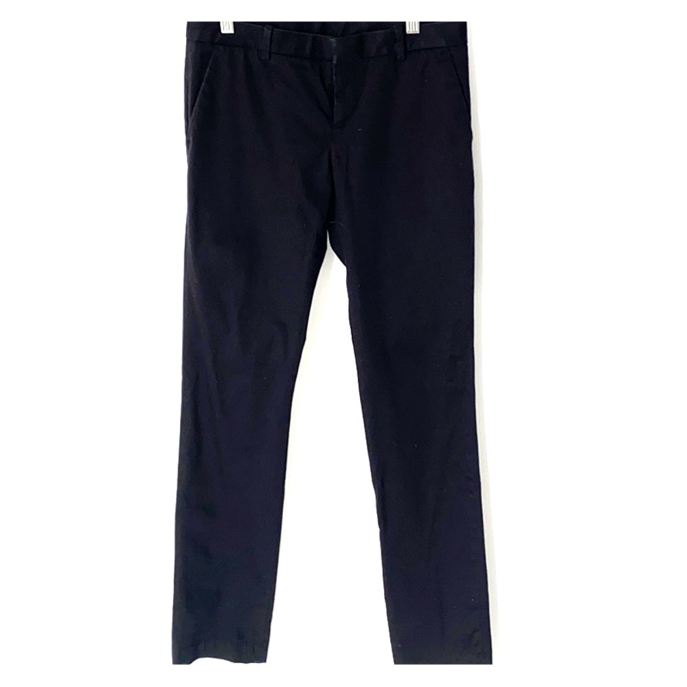 Black cotton dress pants